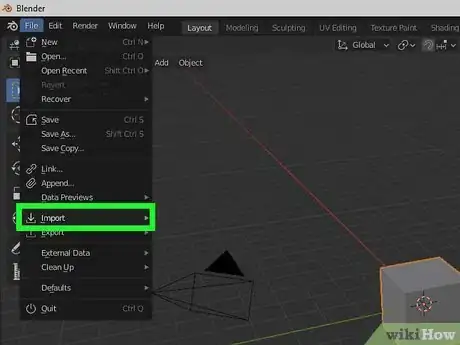 Imagen titulada Import Models Into Blender on PC or Mac Step 3