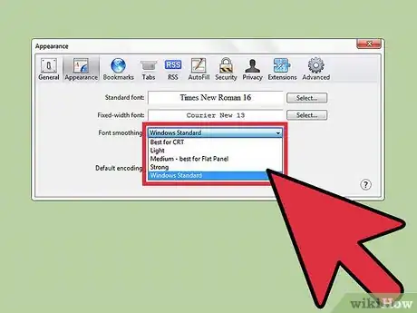 Imagen titulada Change the Appearance Settings on Safari Step 7