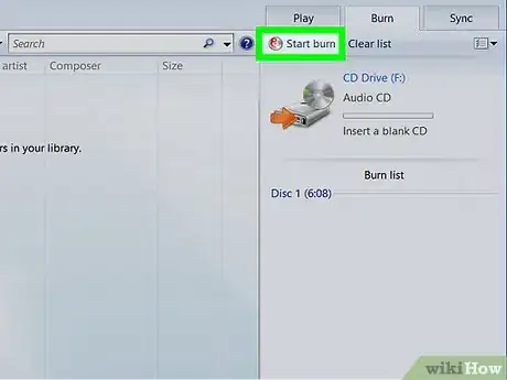 Imagen titulada Copy or Burn a CD Using Windows Media Player Step 15