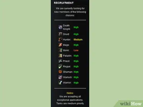 Imagen titulada Form a Successful Guild in World of Warcraft Step 6