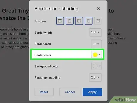 Imagen titulada Put a Box Around Text in Google Docs Step 12