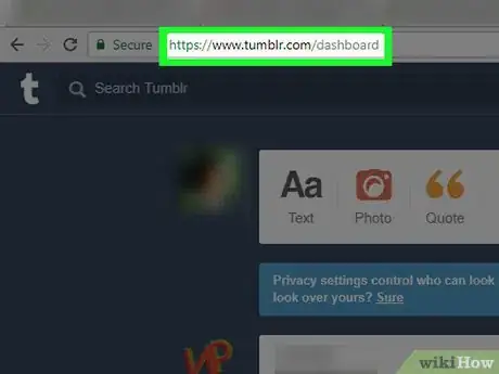 Imagen titulada Create a Custom Page on Tumblr Step 1