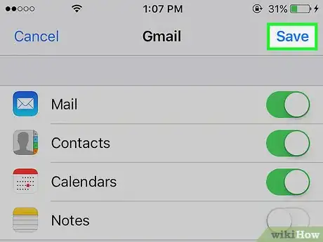Imagen titulada Set Up Gmail on an iPhone Step 11
