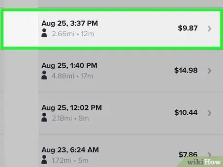 Imagen titulada Request a Ride Price Review on Lyft Step 4