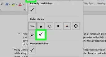 añadir una marca de verificación a un documento en word