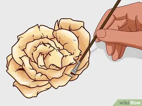 Imagen titulada Paint a Rose Step 2