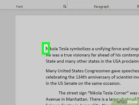 Imagen titulada Add a Check Mark to a Word Document Step 1