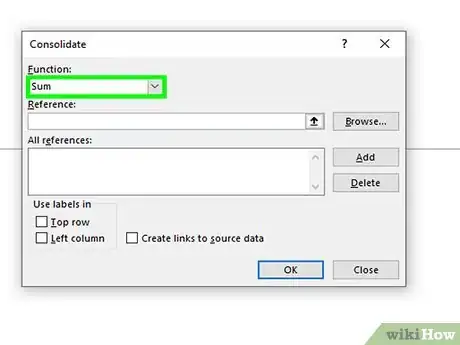 Imagen titulada Consolidate in Excel Step 7