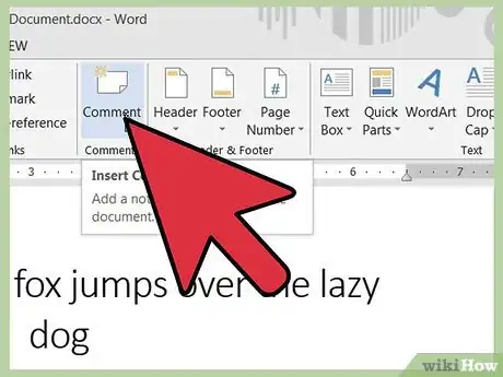 Imagen titulada Use Comment Boxes in Microsoft Word Step 4