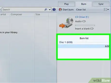 Imagen titulada Copy or Burn a CD Using Windows Media Player Step 14