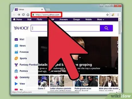 Imagen titulada Connect Yahoo Mail to Facebook Step 1