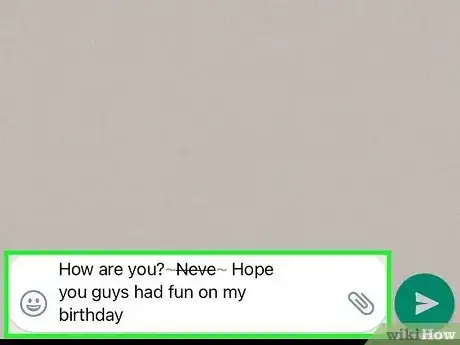 Imagen titulada Strikethrough Text on WhatsApp Step 19