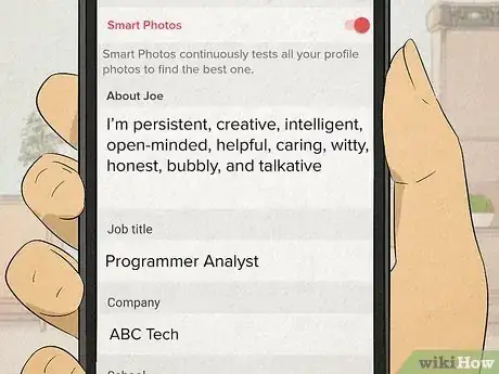 Imagen titulada How Do You Know if You Are a Top Pick on Tinder Step 2