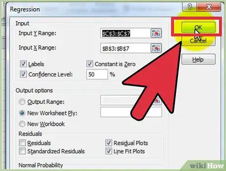 Imagen titulada Run a Multiple Regression in Excel Step 8