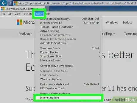 Imagen titulada Enable JavaScript in Internet Explorer Step 2