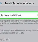 cambiar la sensibilidad táctil en un iPhone o iPad