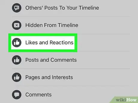 Imagen titulada Delete Likes on Facebook Step 14