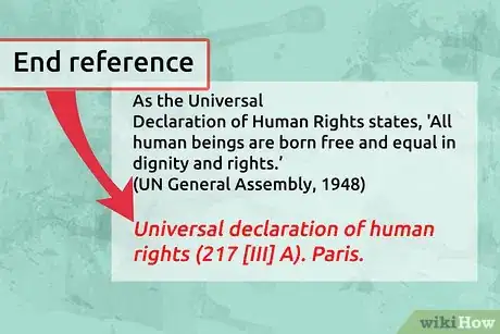 Imagen titulada Cite the Universal Declaration of Human Rights Step 3
