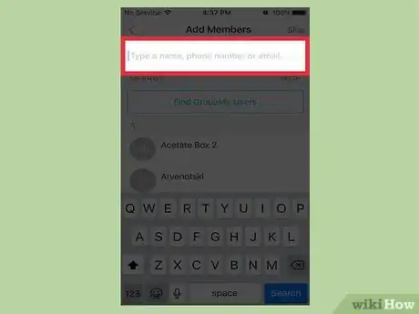 Imagen titulada Create a Group on Groupme Step 8