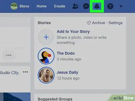 Imagen titulada Find a Facebook Comment You're Tagged in on a PC or Mac Step 2