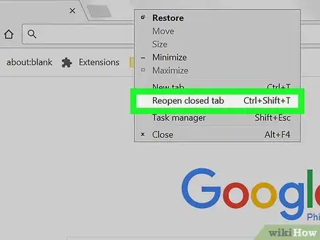 Imagen titulada Restore Last Session on Chrome on PC or Mac Step 14