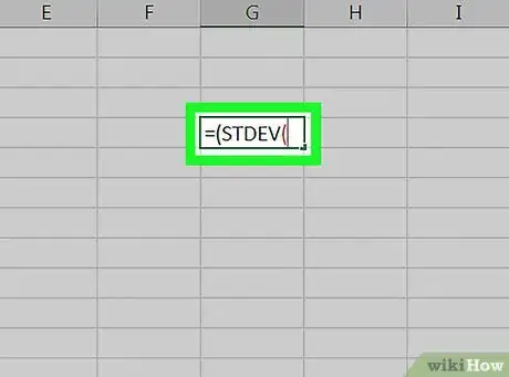 Imagen titulada Calculate RSD in Excel Step 2