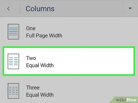Imagen titulada Make Two Columns in Word Step 12