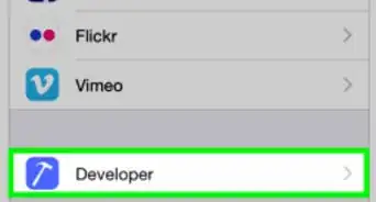activar el modo de desarrollador en un iPhone