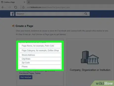 Imagen titulada Create a Facebook Page Step 19