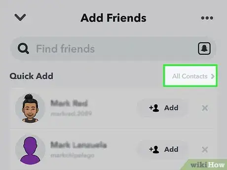 Imagen titulada Add Friends on Snapchat Step 9