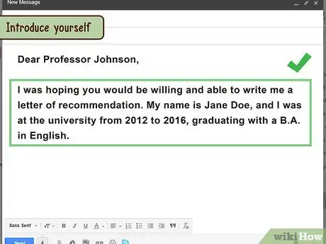Imagen titulada Ask for a Letter of Recommendation Through Email Step 4