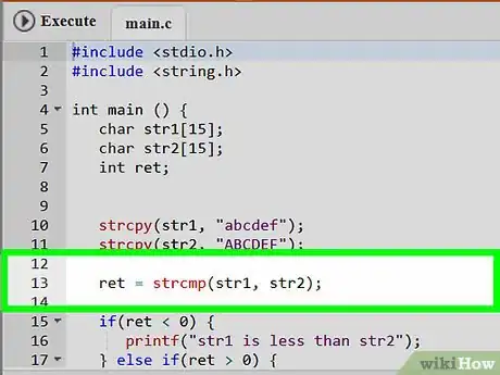 Imagen titulada Compare Two Strings in C Programming Step 5