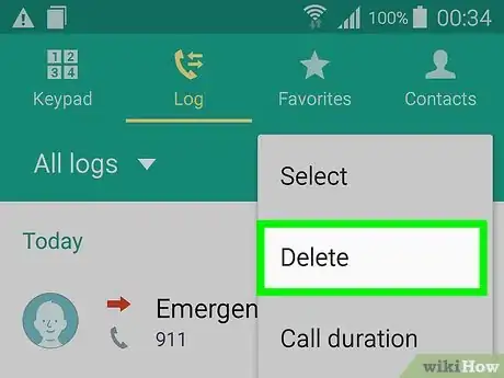 Imagen titulada Delete the Call History on Android Step 3