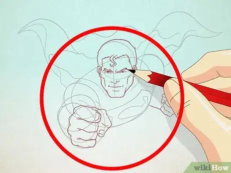 Image intitulée Draw Superman Step 11