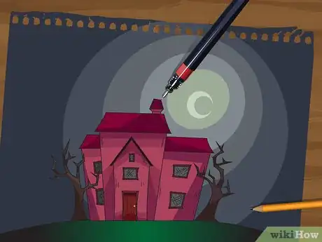 Image intitulée Draw a Haunted House Step 7