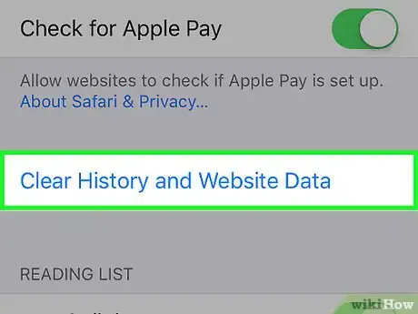 Image intitulée Clear Your Browser's Cache on an iPhone Step 3