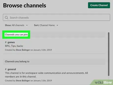 Image intitulée Join a Channel on Slack Step 3