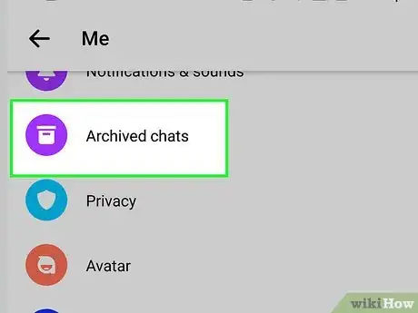 Image intitulée See Your Archived Messages on Facebook Messenger Step 3