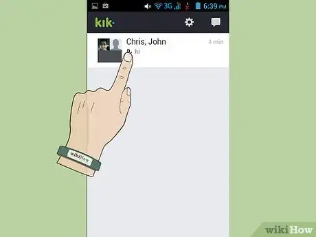 Image intitulée Delete Conversations on Kik Step 2