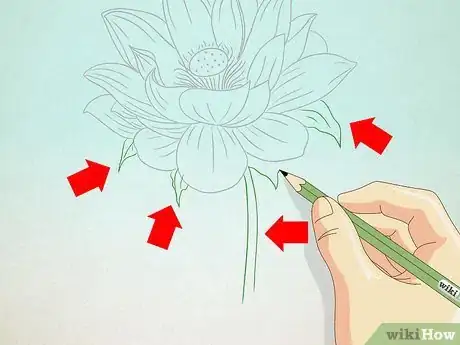 Image intitulée Draw a Lotus Flower Step 6