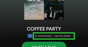 voir qui s'abonne à ma playlist Spotify sur Android