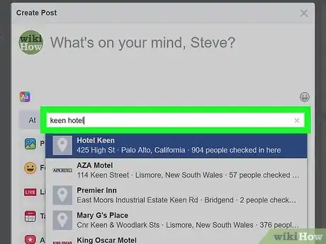 Image intitulée Check In on Facebook Step 12
