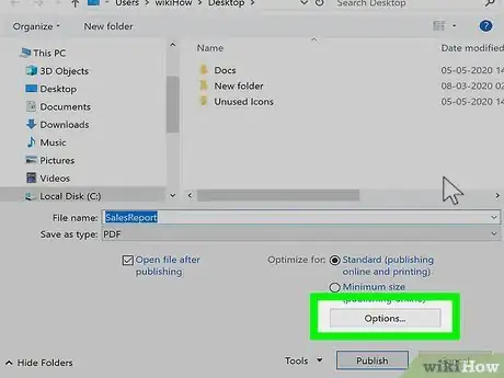 Image intitulée Convert Excel to PDF Step 5