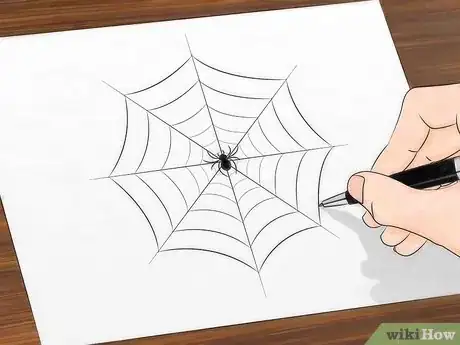 Image intitulée Draw a Spider Web Step 15