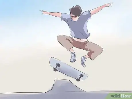Image intitulée Ollie Higher on a Skateboard Step 9