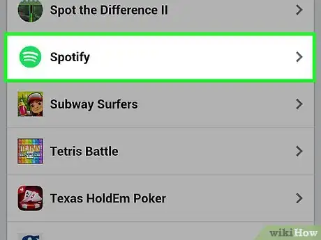 Image intitulée Remove Spotify from Facebook Step 15