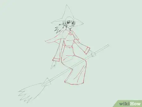 Image intitulée Draw a Witch Step 14