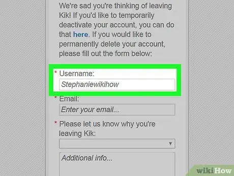 Image intitulée Deactivate a Kik Account Step 13