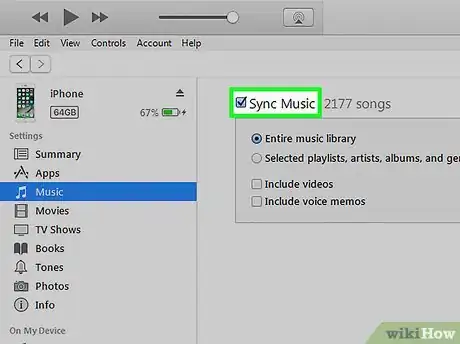 Image intitulée Sync Music to an iPhone Step 8