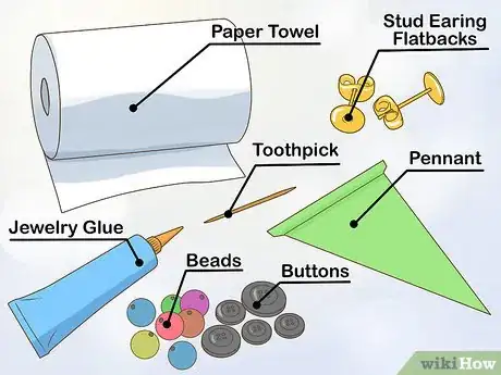 Image intitulée Make Stud Earrings Step 1